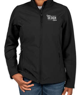 Port Authority Women's Core Fleece Lined Soft Shell Jacket - Color: Black