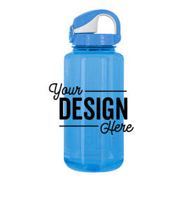 32 oz. Nalgene Tritan On-The-Fly Water Bottle - Color: Slate Blue / Seaport Blue
