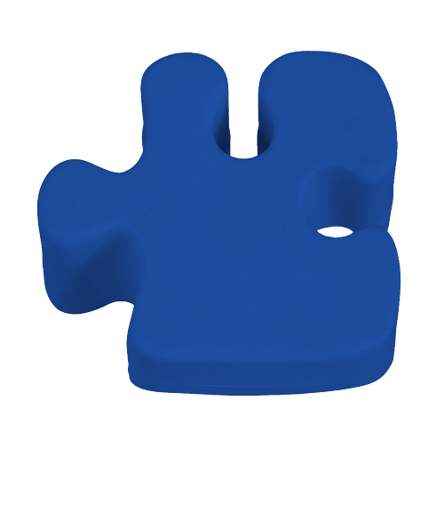 Jigsaw Puzzle Piece Stress Reliever in BLUE