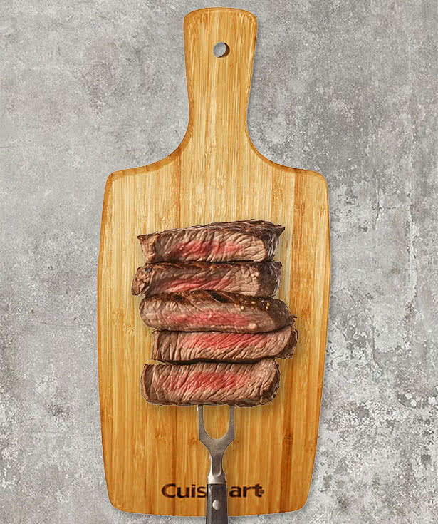 Laser Engraved Cuisinart Bamboo Cutting Board