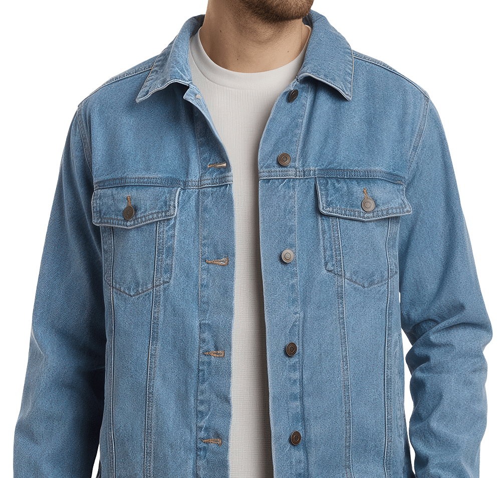 Harriton Cooper Denim Jacket-default