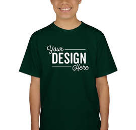 Canada - Gildan Youth Ultra Cotton T-shirt - Color: Forest