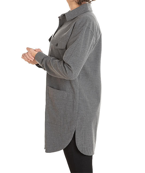 Mercer+Mettle Women’s Twill Long Sleeve Shirt Jacket