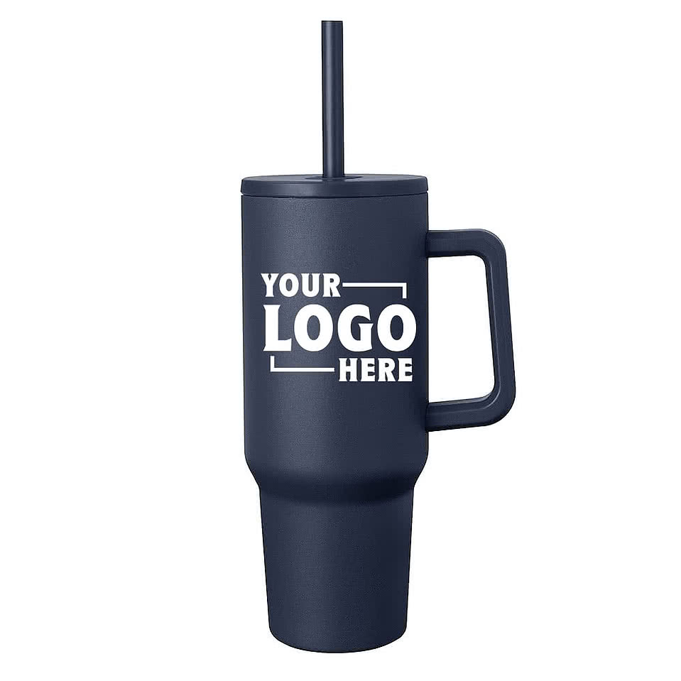 Laser Engraved 40 oz. Jackson Intrepid Stainless Steel Tumbler with Straw