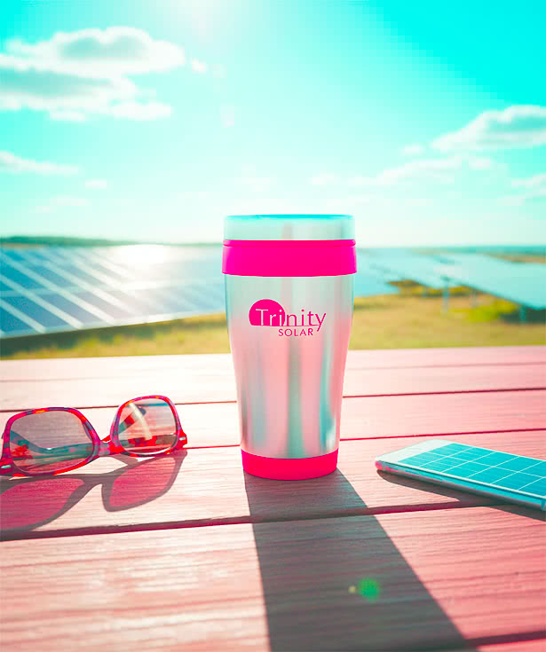16 oz. Blue Monday Insulated Travel Tumbler