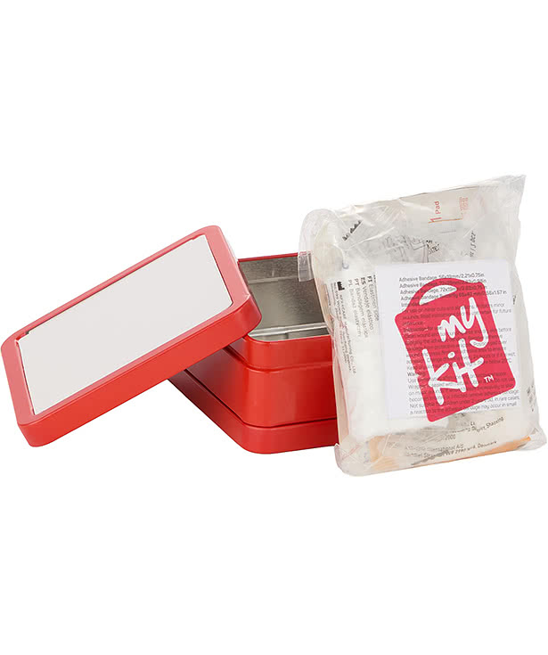 30-Piece First Aid Kit with Tin Case