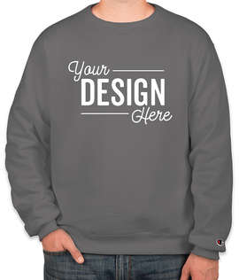 Champion Powerblend Crewneck Sweatshirt - Color: Stone Grey