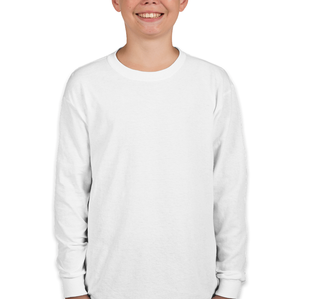 Canada - Gildan Youth 100% Cotton Long Sleeve T-shirt-default