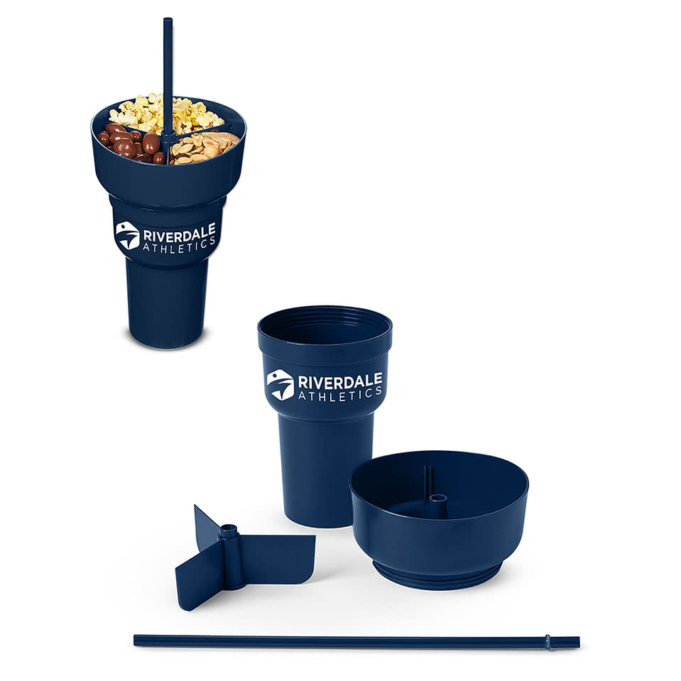 33 oz. Team 365 Recycled Stadium Tumbler with Snack Bowl