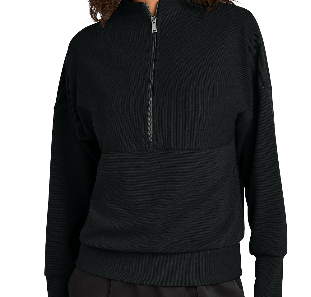 Mercer+Mettle Women's Linear Texture Quarter Zip Sweatshirt-default