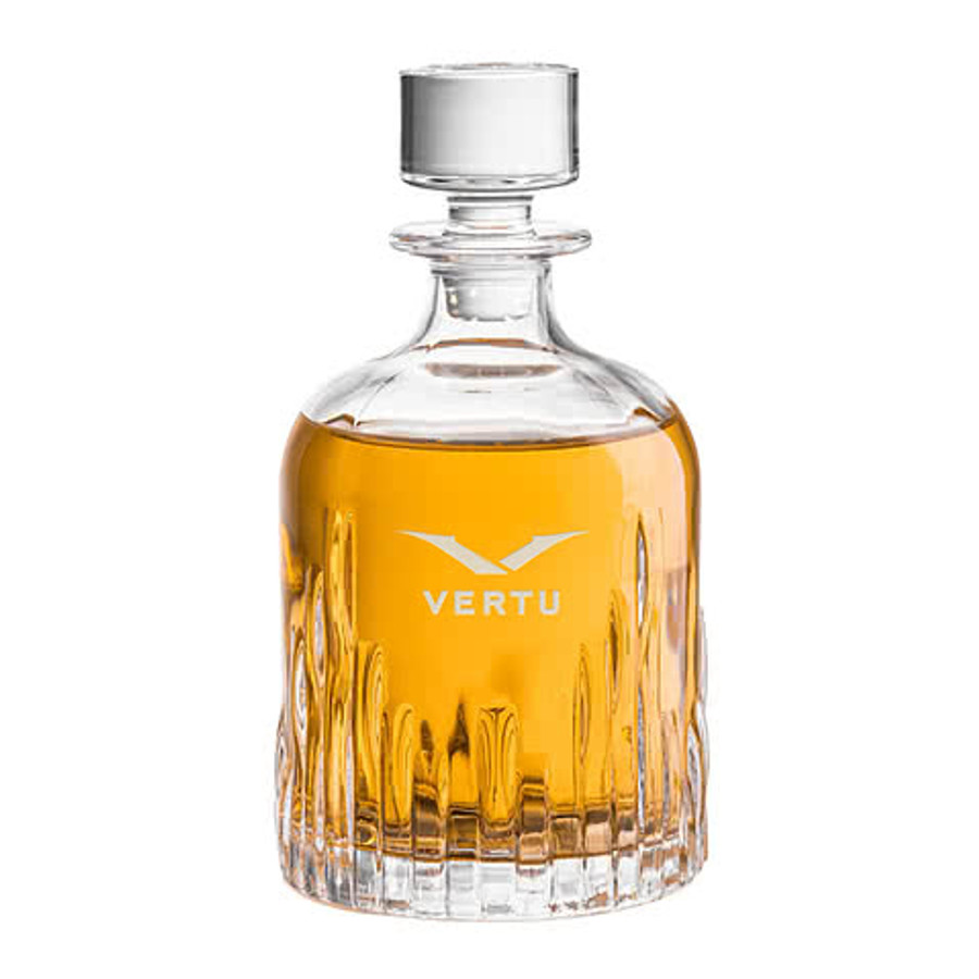 Laser Etched 33 oz. Newport Decanter with Lid in Clear