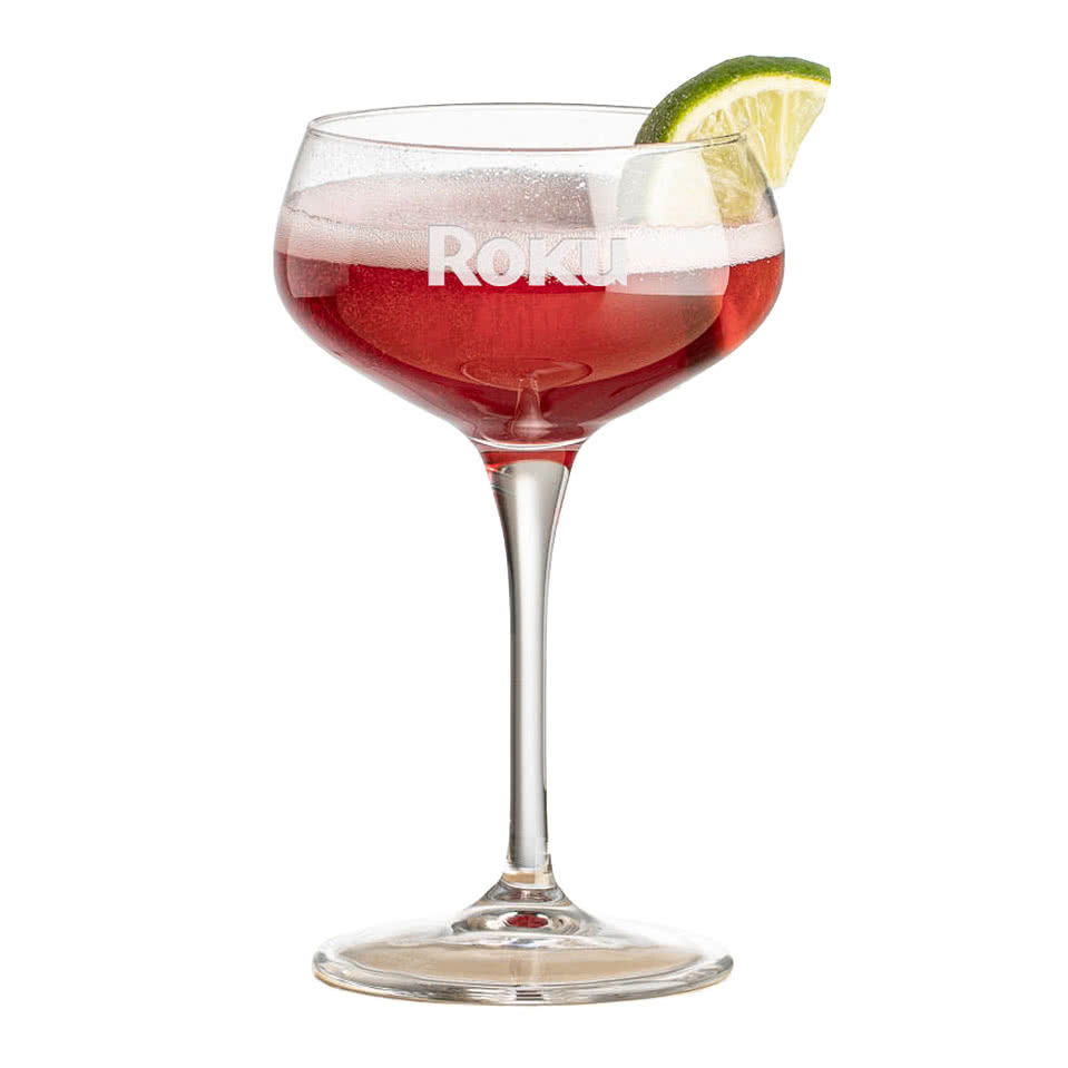 Laser Etched 8.5 oz. Mixology Cocktail Coupe Glass