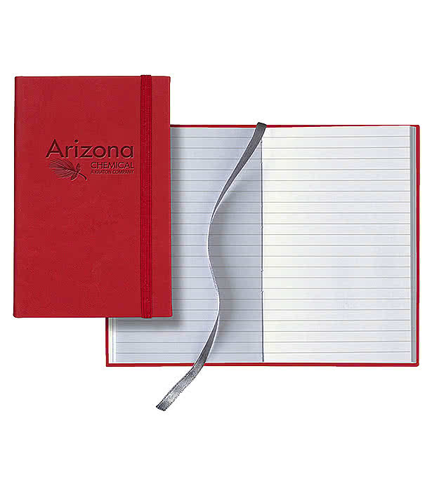 Castelli Debossed Tucson Banded Pico Lined Hard Cover Notebook