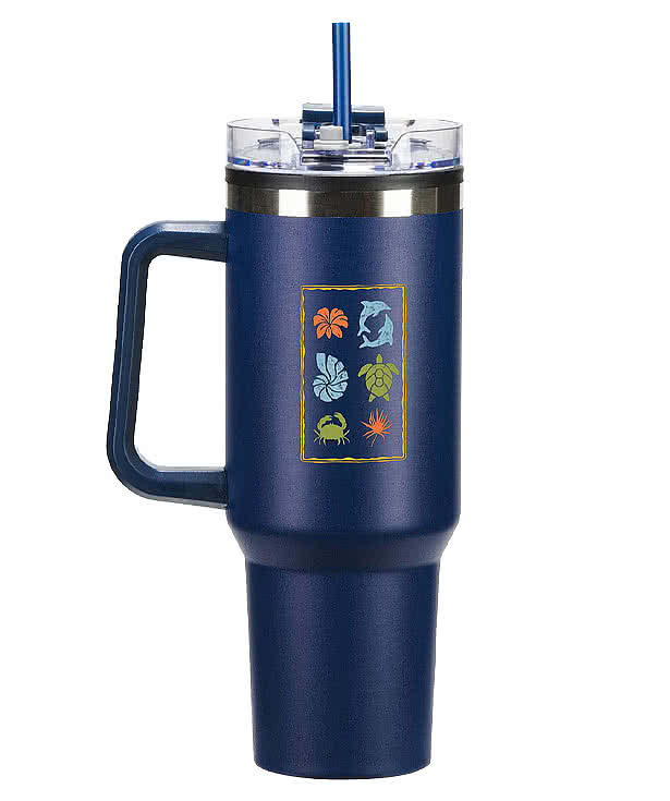 40 oz. Ohana Insulated Tumbler with Straw