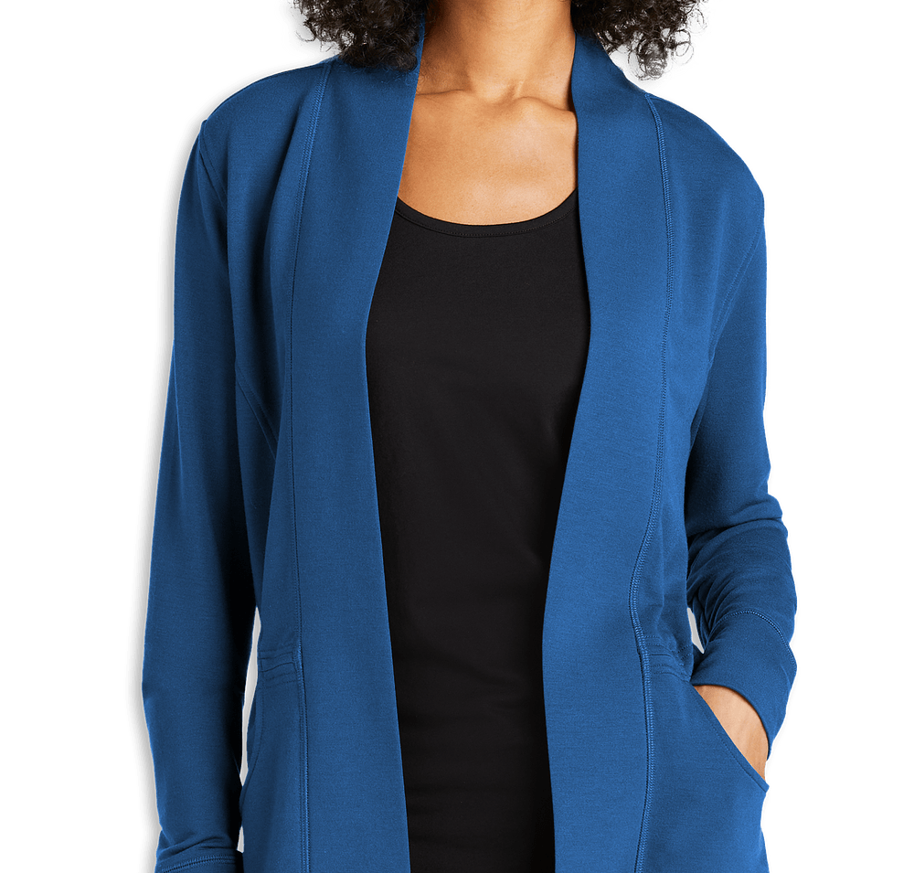 Port Authority Women's Microterry Open Cardigan-default