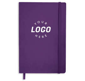 JournalBooks ® Debossed Pedova Soft Bound Notebook - Color: Purple