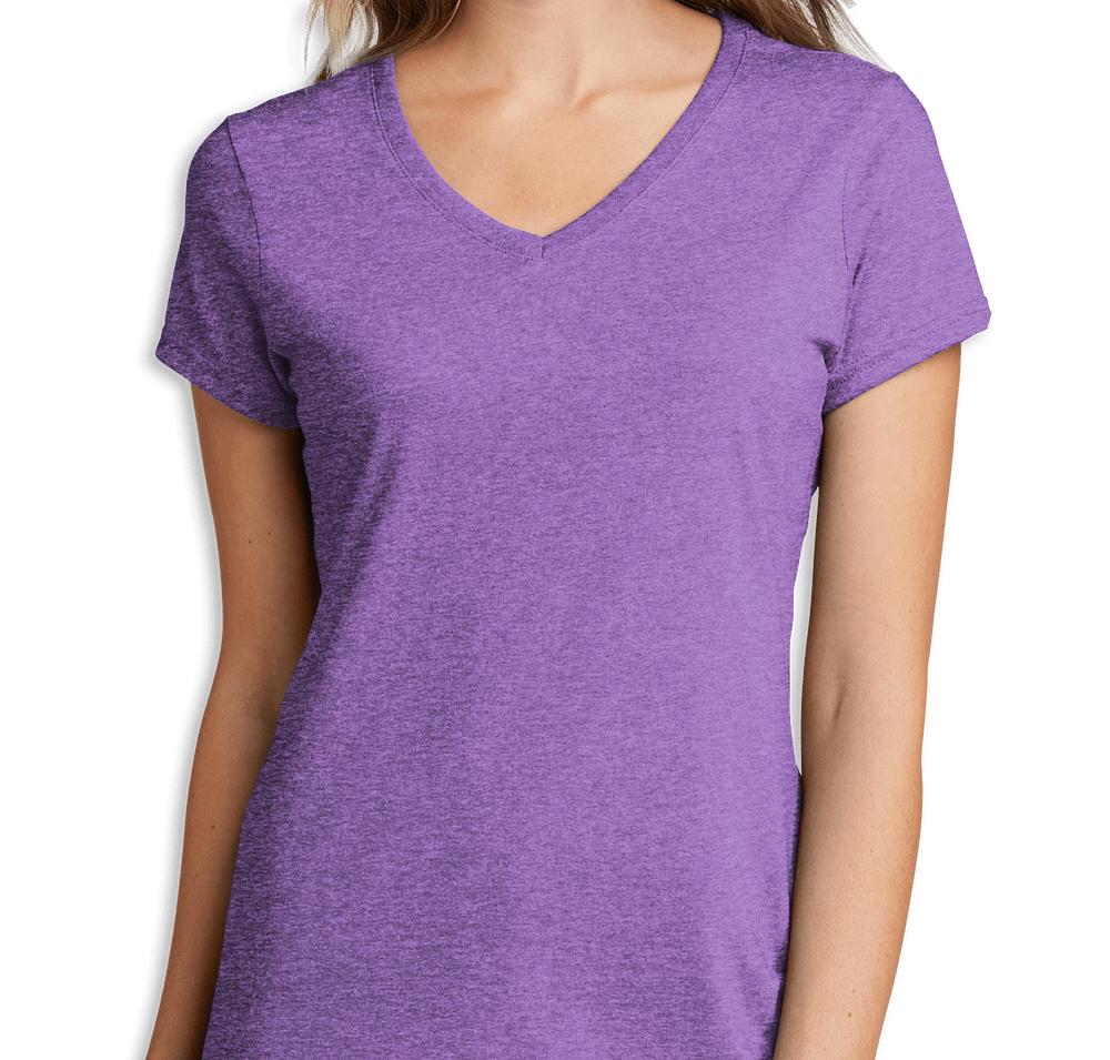Port & Company Women's Core Tri-Blend V-Neck T-shirt-default