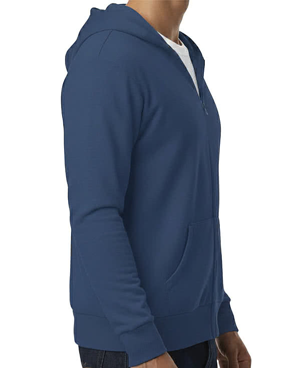 Blue Generation Lightweight Fleece Zip Hoodie