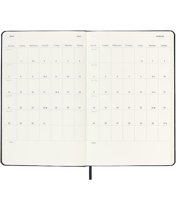 Moleskine Hard Cover 12-Month Daily Planner