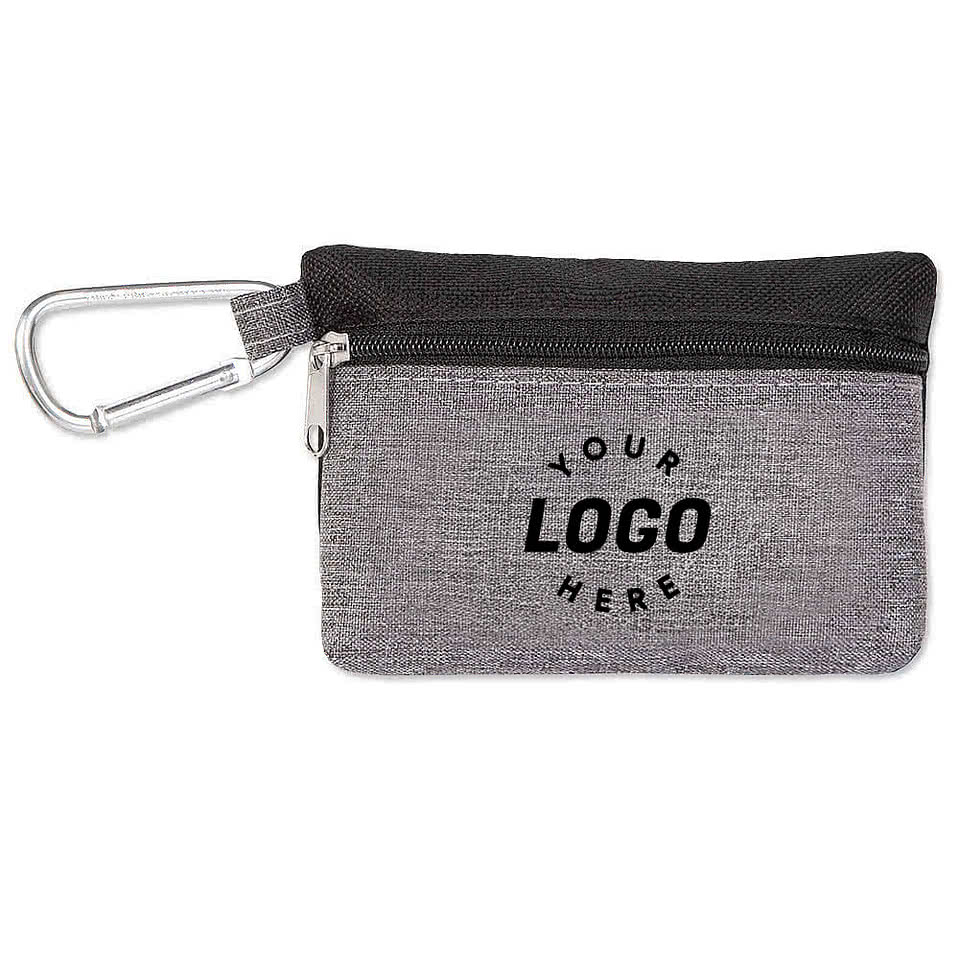 Montana Golf Tee Pouch with Metal Carabiner