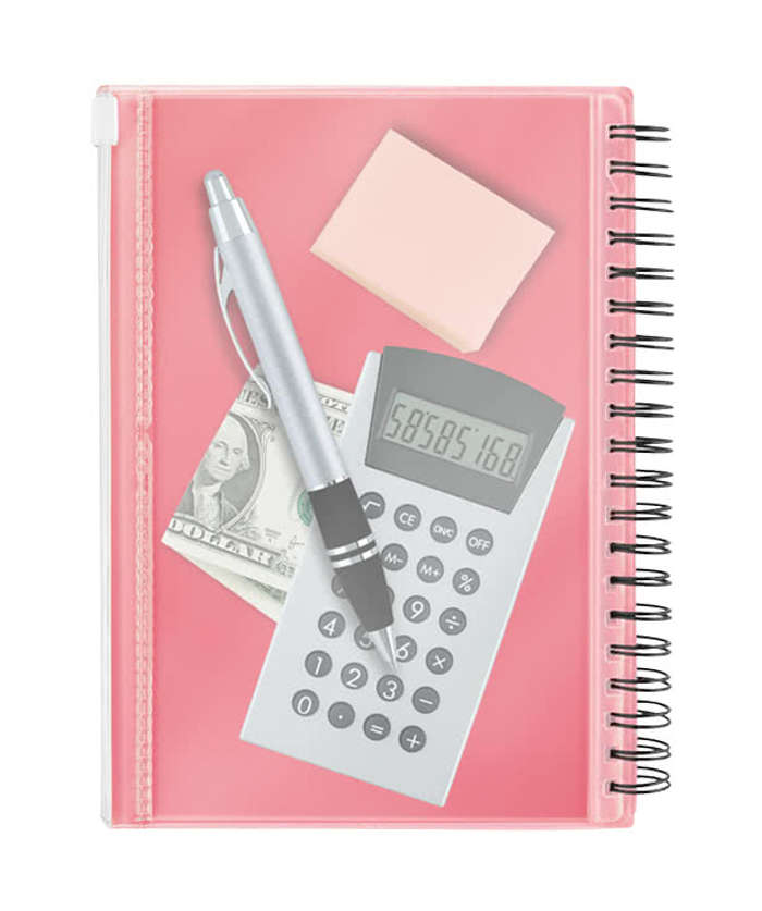 Pocket Buddy Hard Cover Spiral Notebook