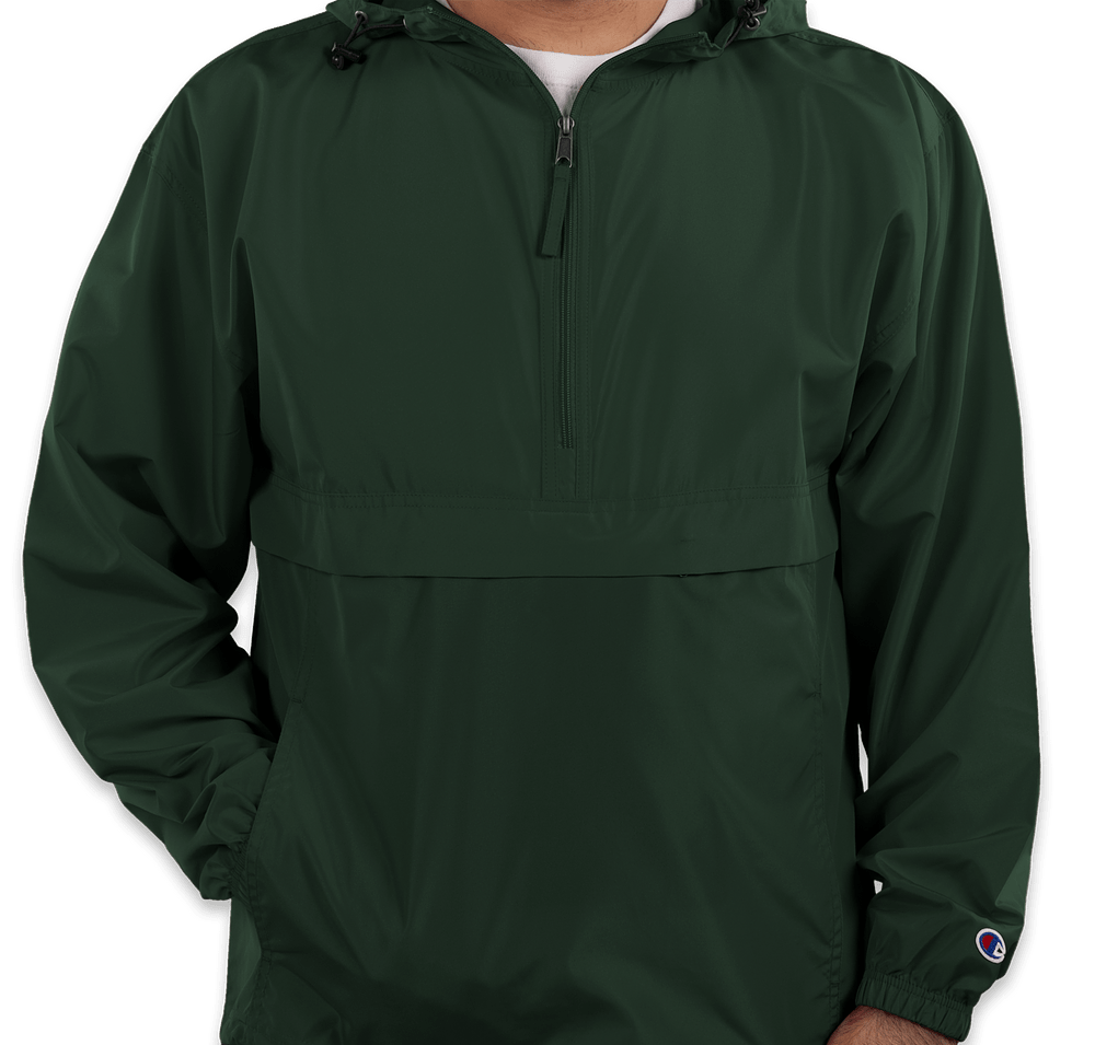 Champion Packable Half Zip Windbreaker Jacket-default