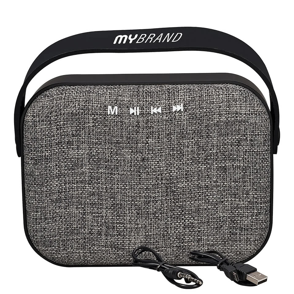 Woven Fabric Wireless Speaker with Handle