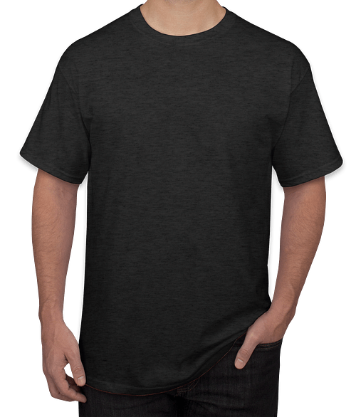 Port & Company Core Cotton T-shirt in Black Heather