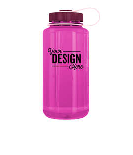 32 oz. Nalgene Tritan Wide Mouth Water Bottle - Color: Eggplant / Dark Berry