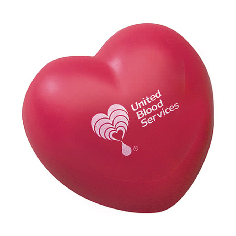 Heart Stress Reliever in Red