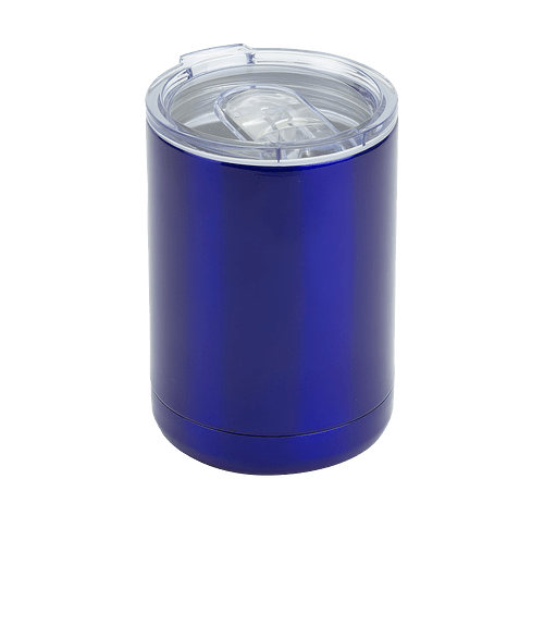 Full Color 12 oz. Coventry Stainless Steel Insulated Can Cooler & Tumbler in Blue