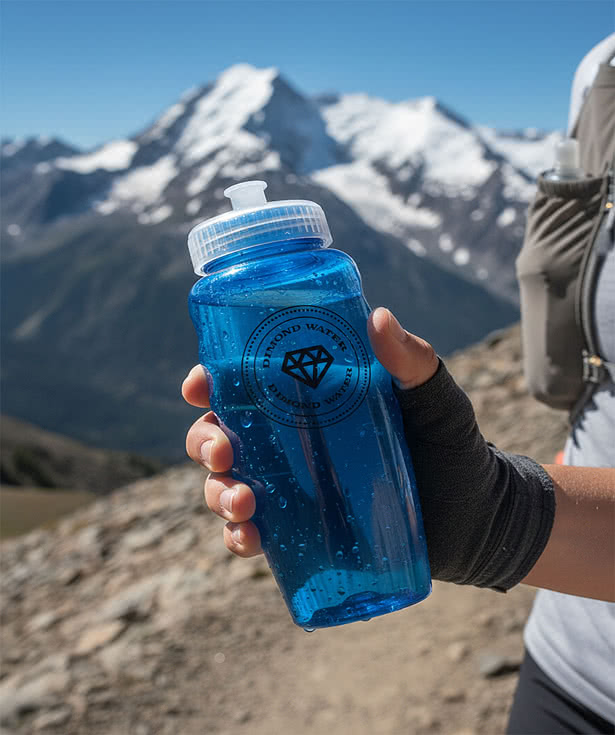 30 oz. Polyclear Gripper Recycled Water Bottle