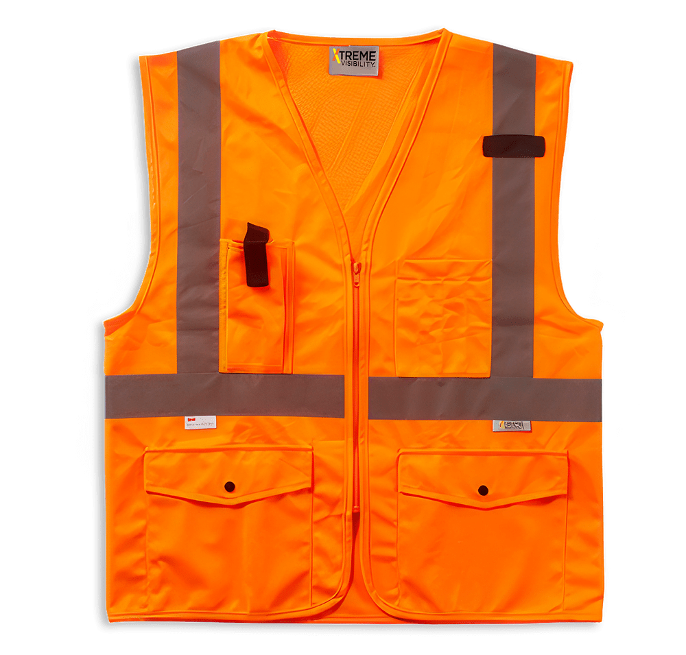 Vantage Xtreme Visibility Surveyor Class 2 Safety Vest-default