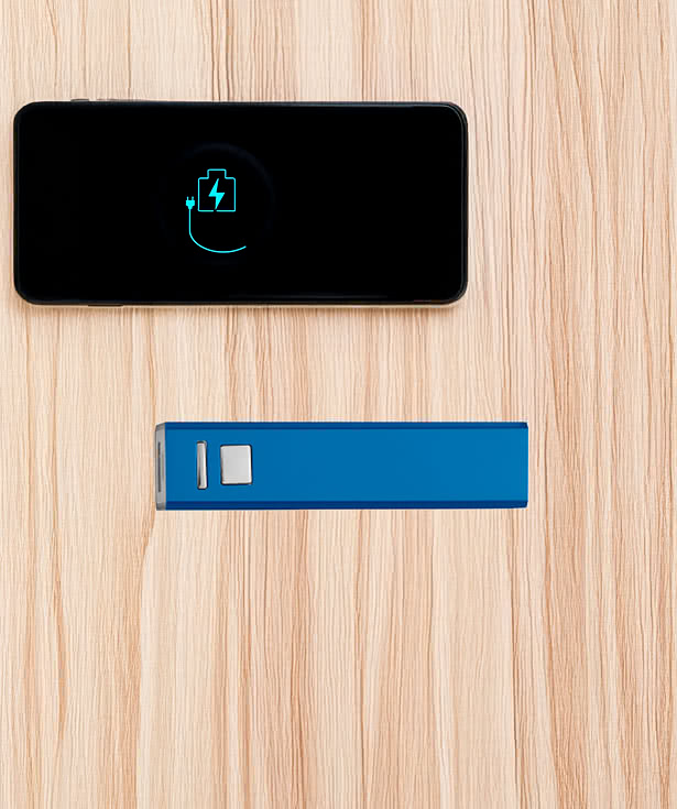 Full Color On-The-Go 2,200 mAh Portable Power Bank 2.0