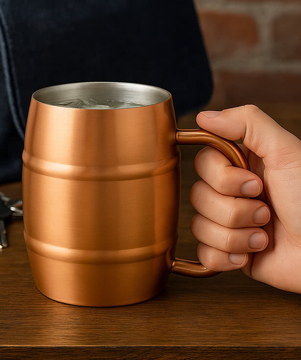 14 oz. Moscow Mule Barrel Mug