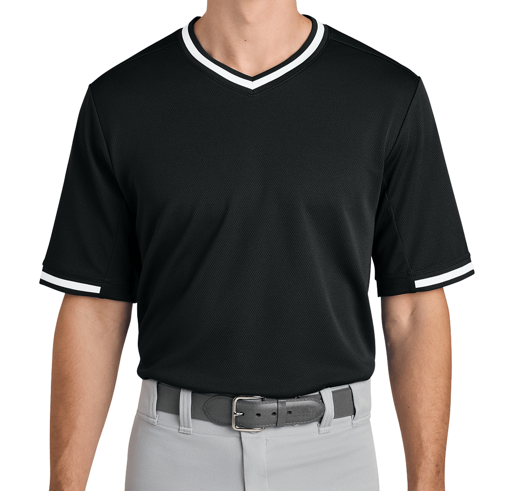 Sport-Tek Tough Mesh V-Neck Baseball Jersey-default
