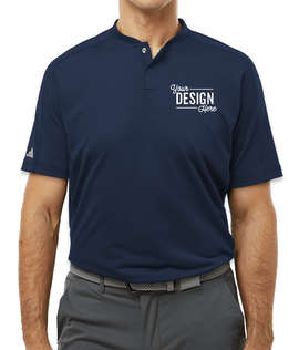 Adidas Sport Collar Recycled Performance Polo - Color: Collegiate Navy