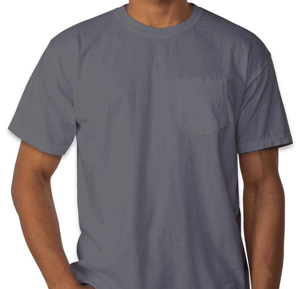 Comfort Colors 100% Cotton Pocket T-shirt - Embroidered-default