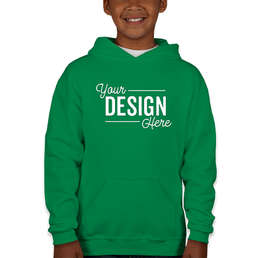Jerzees Youth Nublend 50/50 Pullover Hoodie - Color: Kelly