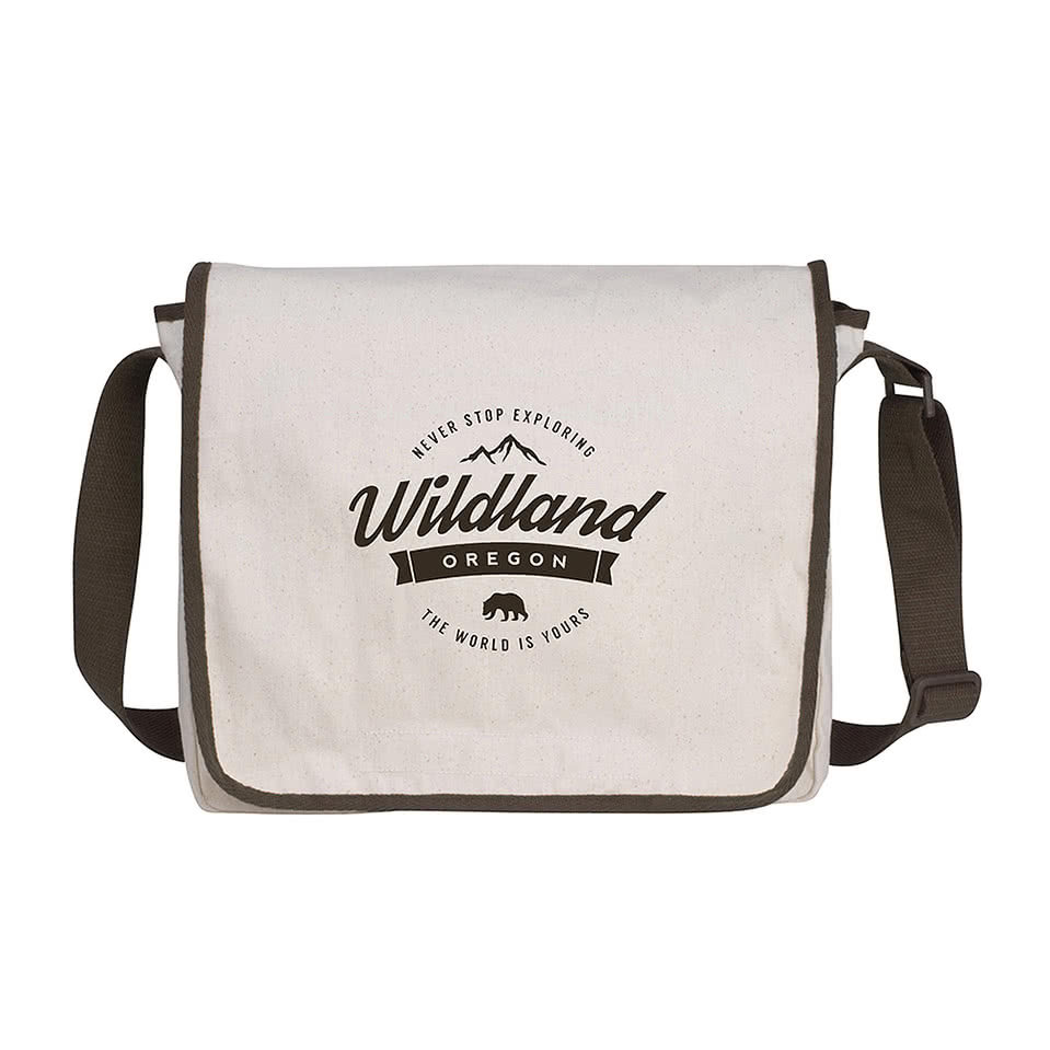 V Natural Cotton Messenger