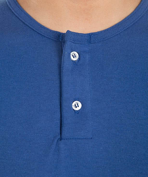 Augusta 2-Button Baseball Henley