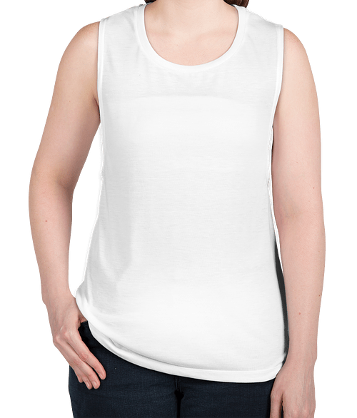 Unalome Verlichting Flowy Muscle Tank Top Kleding Dameskleding Tops & T-shirts Tanktops Tanktops met print 