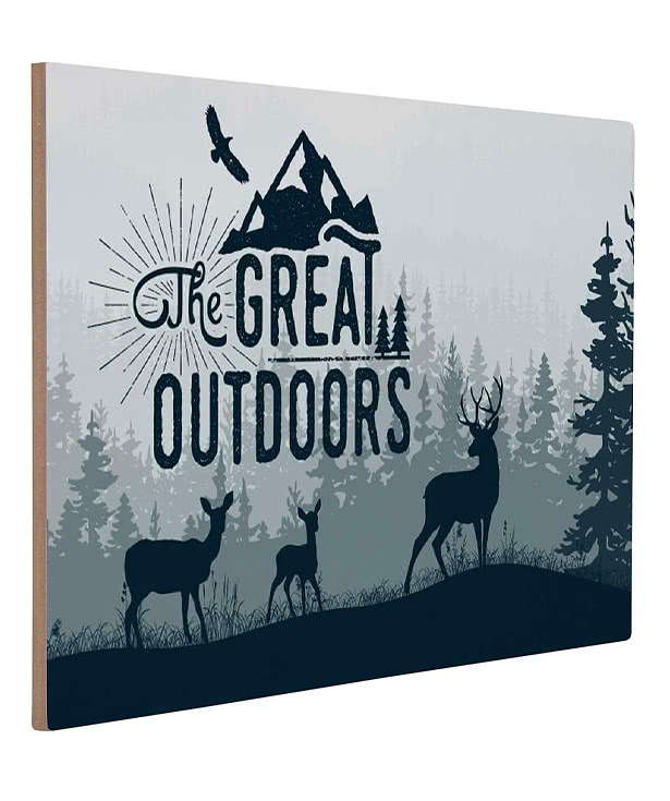 Full Color 11" x 17" Wood Wall Print
