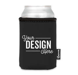 Contrast Foldable Can KOOZIE ® - Color: Black