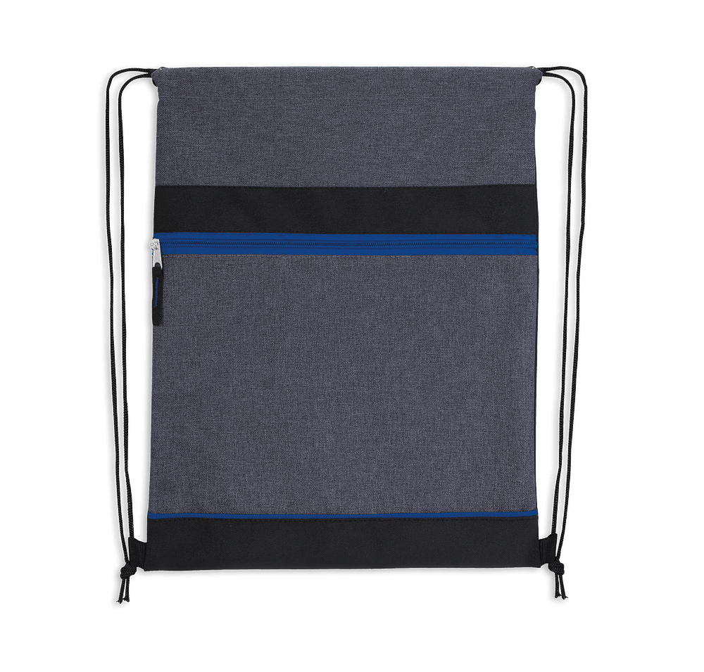 Full Color Recycled Two-Tone Drawstring Bag-default