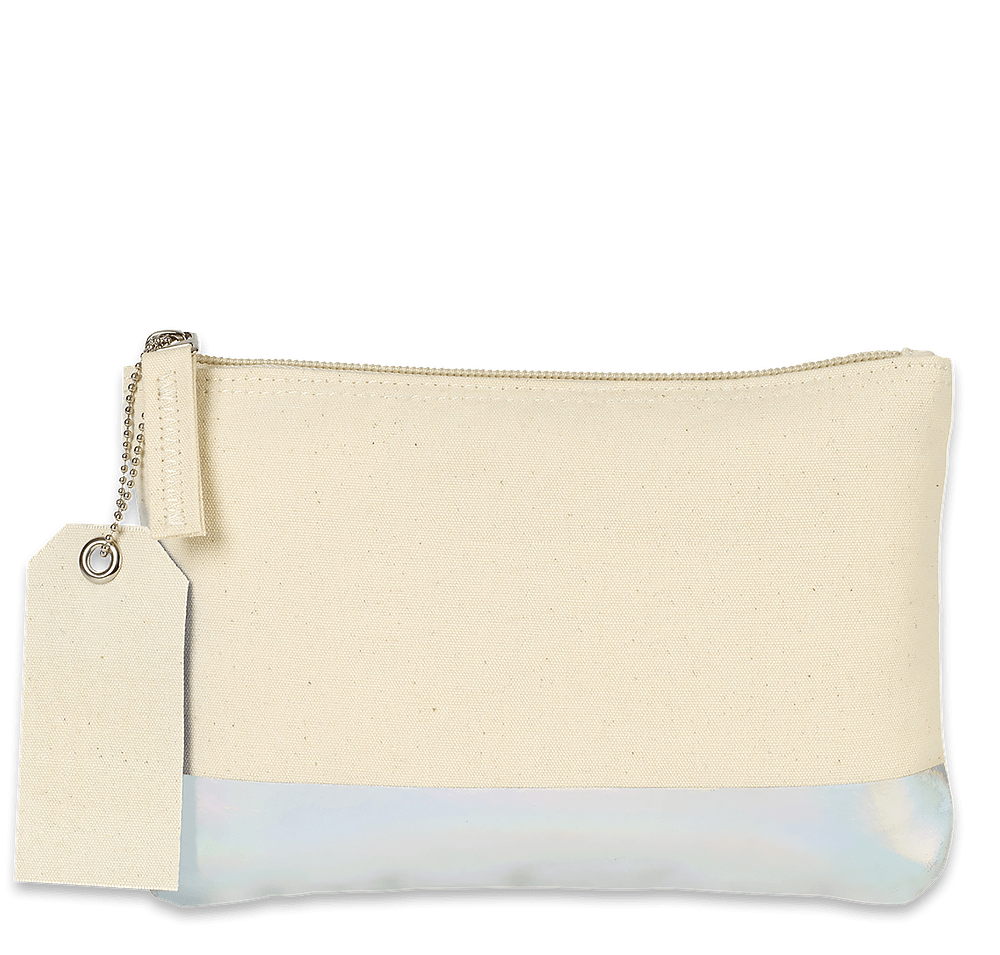 Cotton Zippered Pouch-default