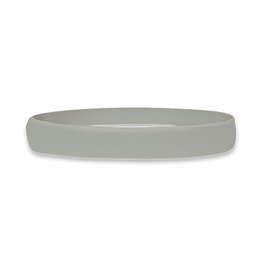 Debossed Single Color Silicone Bracelet - Color: Gray