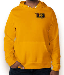 Embroidered Bella + Canvas Ultra Soft Pullover Hoodie - Color: Gold