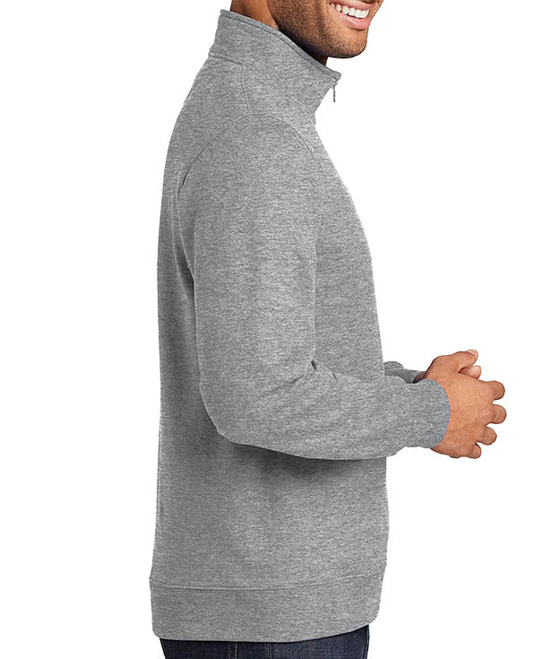 Port & Company Fan Favorite Quarter Zip Sweatshirt - Embroidered