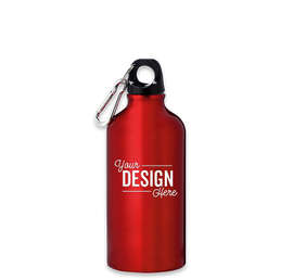 17 oz. Shorty Aluminum Water Bottle - Color: Red